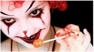 Clown Makeup on Terrible Terrain  Evil Clown Makeup Tutorial   The Year Of Halloween