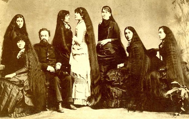 the Seven Sutherland Sisters and Their 37 Feet of Hair