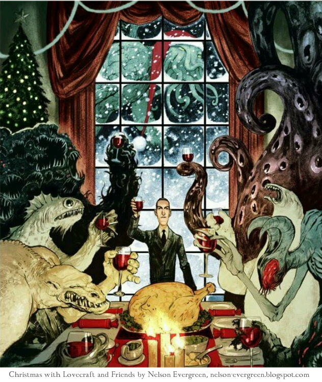 Christmas with Lovecraft and Friends by Nelson Evergreen