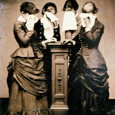 Sleeping Beauty II Memorial Photography, by Stanley Burns of the Burns Archive, 4 Women Weeping